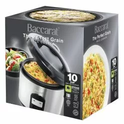 Baccarat The Perfect Grain 1.8L Rice Cooker 19 Baccarat The Perfect Grain 1.8L Rice Cooker -Kitchen Appliances Sales Store 1040730 BC RICE COOKER 10 CUP SS PACKAGING