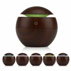 Milano USB Diffuser With 10 Pack Of Aroma Oils Dark Wood Grain -Kitchen Appliances Sales Store ABM 501925 4