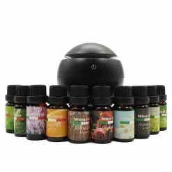 Milano USB Diffuser With 10 Pack Of Aroma Oils Black -Kitchen Appliances Sales Store ABM 501930 4
