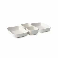 Salt & Pepper Major 4 Piece Stoneware Serving Set Natural
