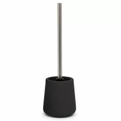 Salt & Pepper Lyon Toilet Brush & Holder Black
