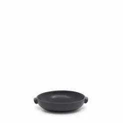 Salt & Pepper BowlFood Condiment Bowl 10x3cm Black