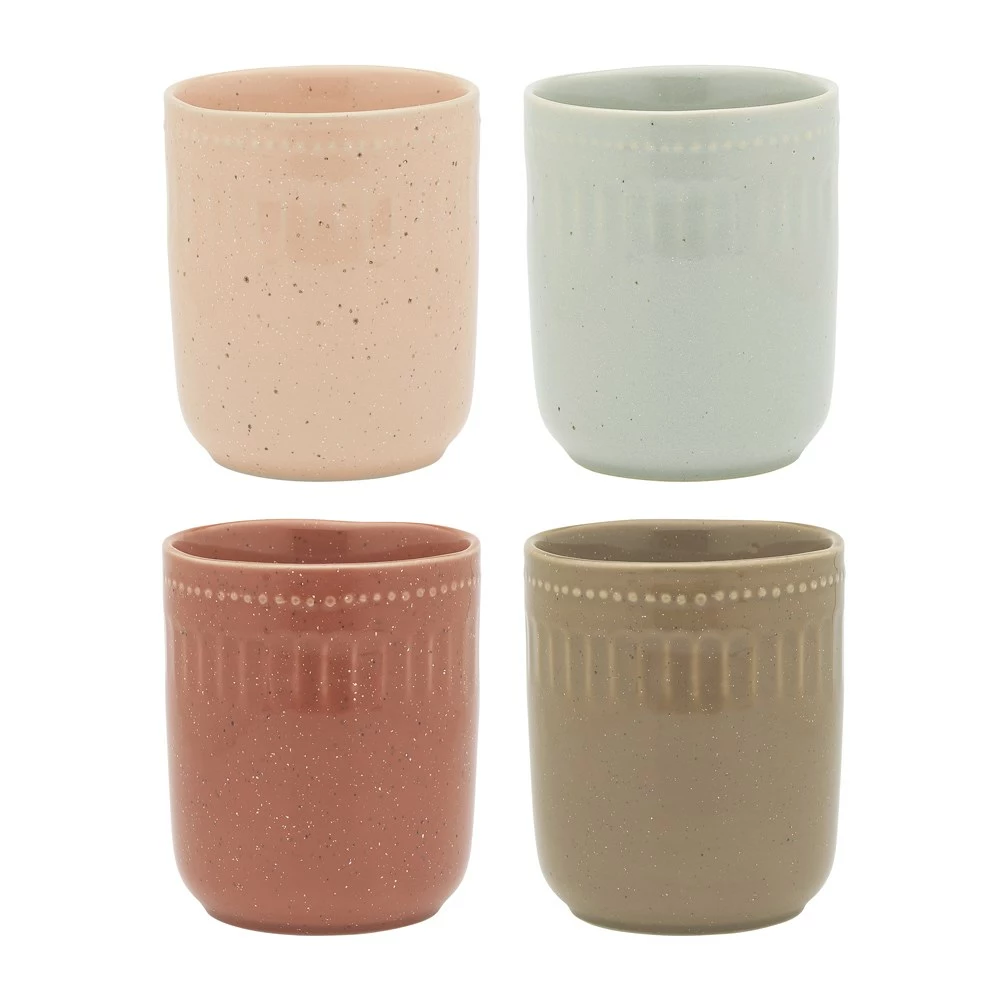 Ecology Lune Set Of 4 Latte Cups 270ml Assorted 1 Ecology Lune Set Of 4 Latte Cups 270ml Assorted