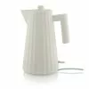 Alessi Plisse Electric Kettle 1.7L White