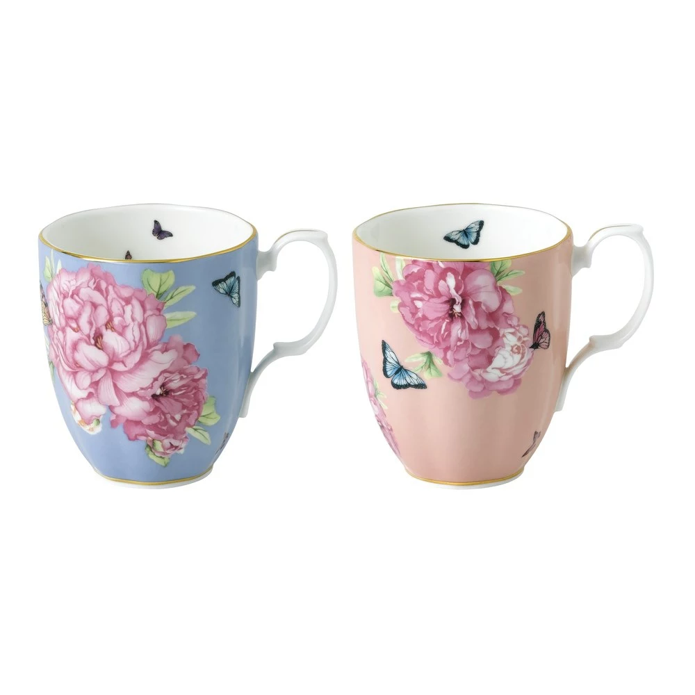 Miranda Kerr For Royal Albert Set Of 2 Friendship Hope & Tranquillity Mugs 1 Miranda Kerr For Royal Albert Set Of 2 Friendship Hope & Tranquillity Mugs