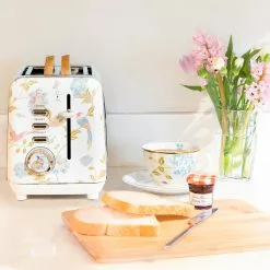 Laura Ashley 2 Slice Toaster Elveden White -Kitchen Appliances Sales Store GAF SBT582WS 5
