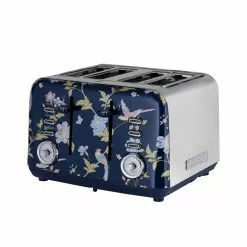 Laura Ashley 4 Slice Toaster Elveden Blue