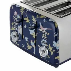 Laura Ashley 4 Slice Toaster Elveden Blue -Kitchen Appliances Sales Store GAF SBT583BS 3