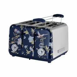 Laura Ashley 4 Slice Toaster Elveden Blue -Kitchen Appliances Sales Store GAF SBT583BS 4