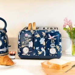 Laura Ashley 4 Slice Toaster Elveden Blue -Kitchen Appliances Sales Store GAF SBT583BS 5