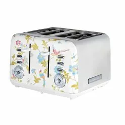 Laura Ashley 4 Slice Toaster Elveden White
