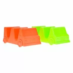 Scullery Novelty Plastic Taco Truck Set Of 2 Red & Green
