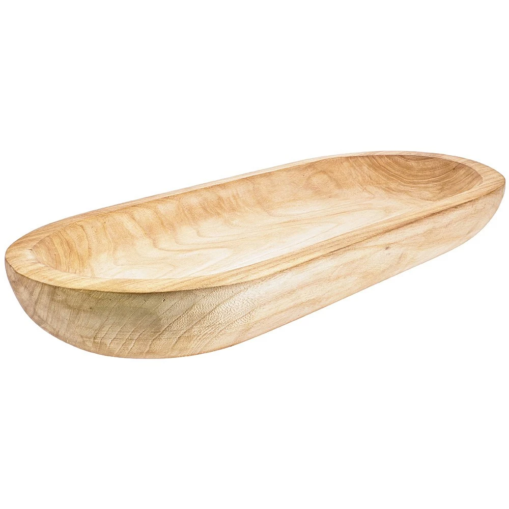 Ambrosia Rustic Curve Paulownia Wood Curve Tray 69 X 31cm 1 Ambrosia Rustic Curve Paulownia Wood Curve Tray 69 X 31cm