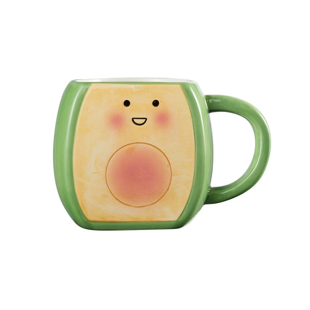 Ambrosia Novelty Avocado Mug 490ml Green 1 Ambrosia Novelty Avocado Mug 490ml Green