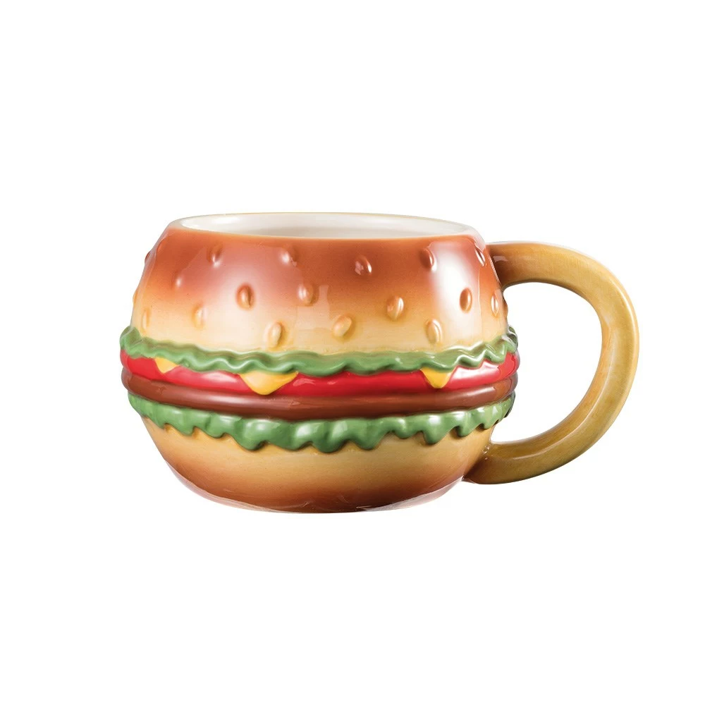 Ambrosia Novelty Burger Mug 450ml Multicolour 1 Ambrosia Novelty Burger Mug 450ml Multicolour