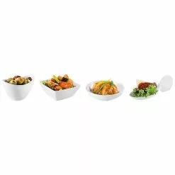 Ambrosia Zest Porcelain Serving Dish White - Assorted Design Dispatch