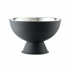 Cellar Tonic Stainless Steel Party Tub Black