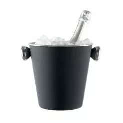 Cellar Tonic Stainless Steel Wine Bucket Black