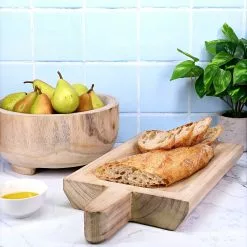 Ambrosia Rustic Paulownia Wood Serving Bowl 30cm 8 Ambrosia Rustic Paulownia Wood Serving Bowl 30cm -Kitchen Appliances Sales Store HIM 1036287 4