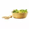 Ambrosia Karira Bamboo Salad Bowl With Servers 30cm