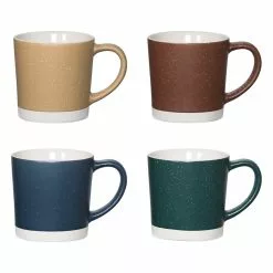Ambrosia Quad Stoneware Mug 350ml Set Of 4 Speckle
