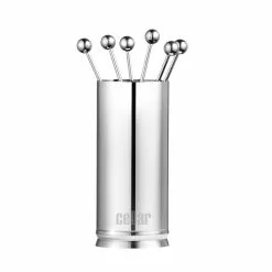 Cellar Premium Stainless Steel Martini Picks Set Of 6