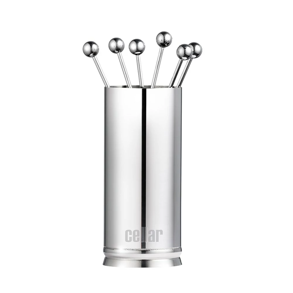 Cellar Premium Stainless Steel Martini Picks Set Of 6 1 Cellar Premium Stainless Steel Martini Picks Set Of 6