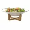 Ambrosia Zest Porcelain Bowl With Stand 34.5cm