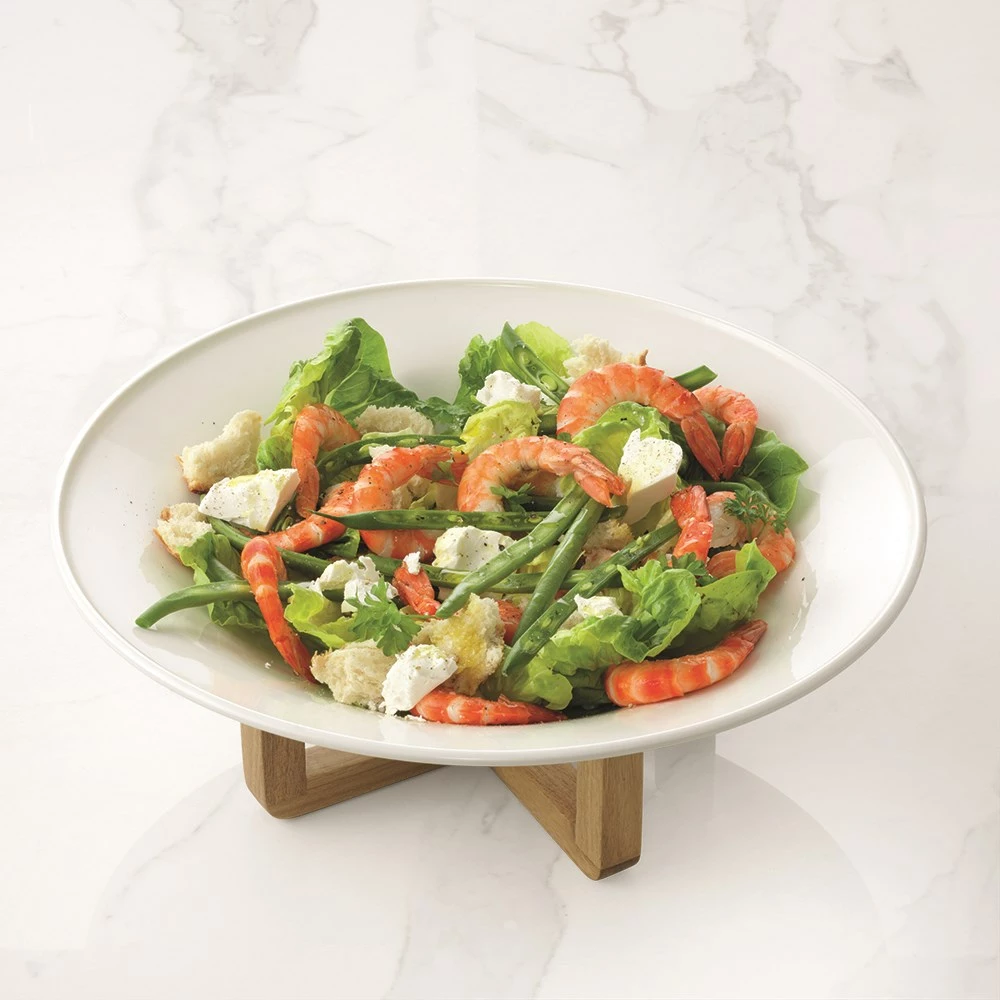 Ambrosia Zest Porcelain Bowl With Stand 34.5cm 2 Ambrosia Zest Porcelain Bowl With Stand 34.5cm - Image 2