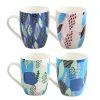 Ambrosia Mug & Coaster Set Of 4 350ml Abstract