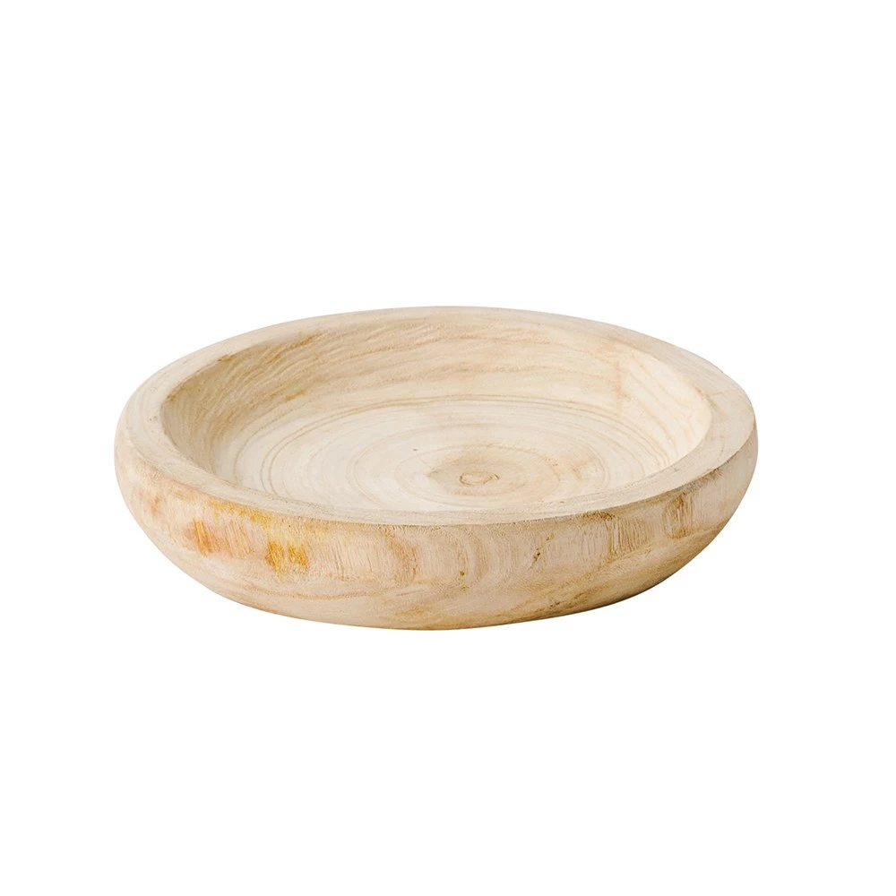 Ambrosia Rustic Paulownia Wood Serving Bowl 25cm 1 Ambrosia Rustic Paulownia Wood Serving Bowl 25cm