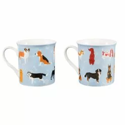 Ambrosia Duo Set Of 2 Mugs 310ml Dog