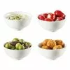 Ambrosia Zest Set Of 4 Tapas Bowls White 12cm