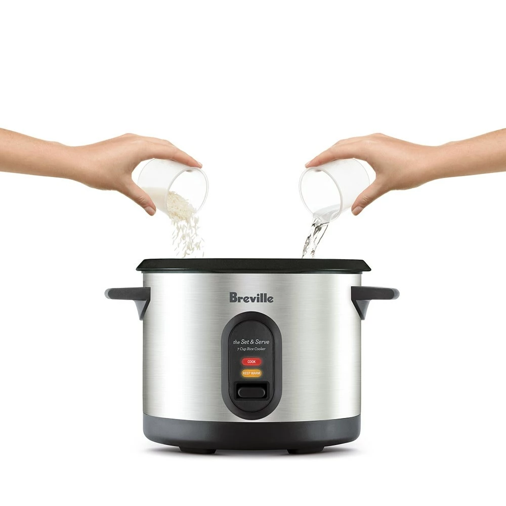 Breville Rice Master Brushed Stainless Steel 7 Cup Rice Cooker 2 Breville Rice Master Brushed Stainless Steel 7 Cup Rice Cooker - Image 2