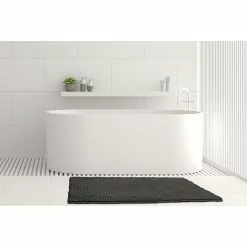 Algodon Toggle Bath Mat 50 X 100cm Charcoal -Kitchen Appliances Sales Store ITF BM4235CHA510 3