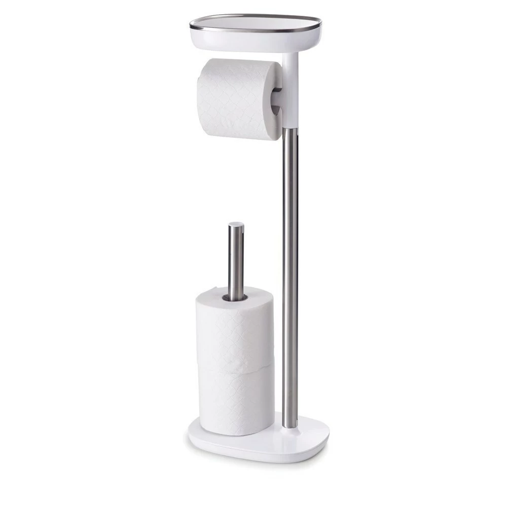 Joseph Joseph Easy-Store Toilet Paper Stand Steel 2 Joseph Joseph Easy-Store Toilet Paper Stand Steel - Image 2
