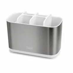 Joseph Joseph Easystore Steel Toothbrush Caddy Large