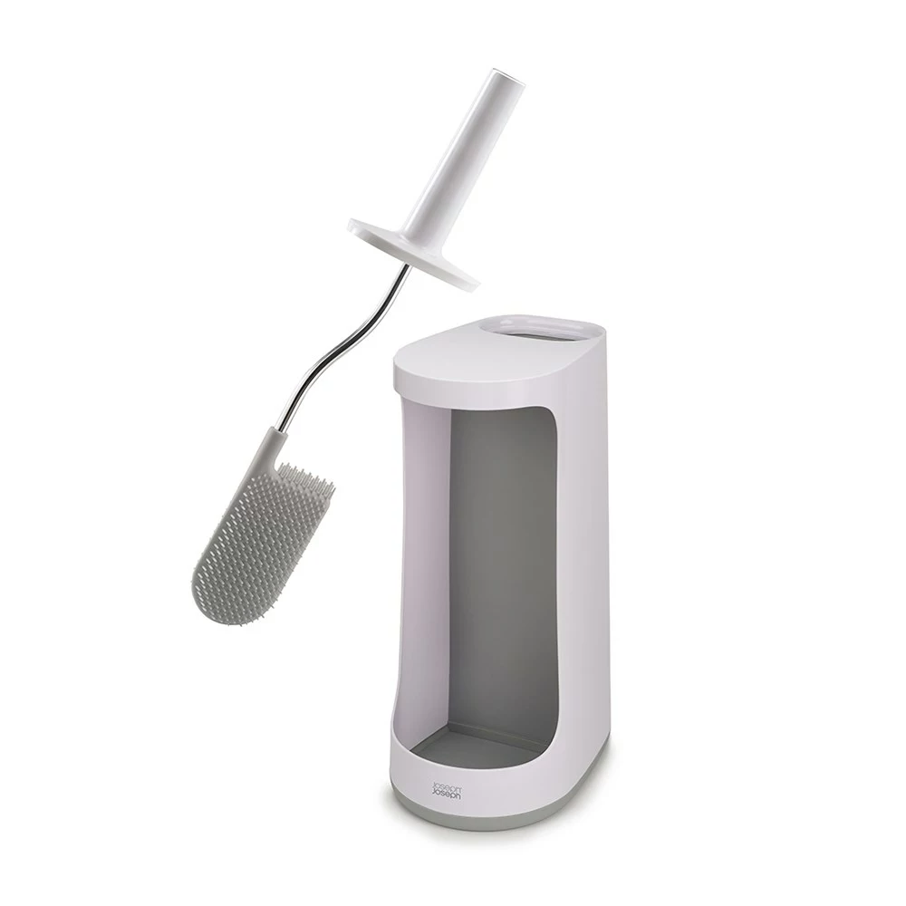 Joseph Joseph Flex Store Toilet Brush With Caddy Grey 1 Joseph Joseph Flex Store Toilet Brush With Caddy Grey