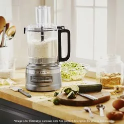 KitchenAid 7-Cup Food Processor Contour Silver -Kitchen Appliances Sales Store KAA 5KFP0719ACU 5
