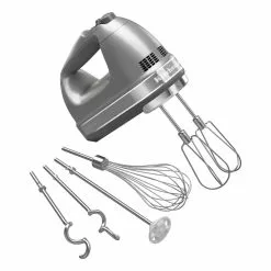 KitchenAid Artisan KHM926 9 Speed Hand Mixer Contour Silver