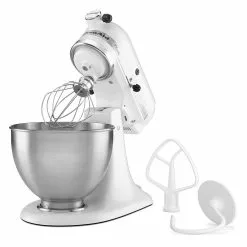 KitchenAid KSM45 Classic Stand Mixer White -Kitchen Appliances Sales Store KAA 5KSM45AWH 3