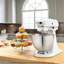 KitchenAid KSM45 Classic Stand Mixer White -Kitchen Appliances Sales Store KAA 5KSM45AWH 5