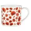 Ashdene Red Poppies Wide Flare Mug 260ml