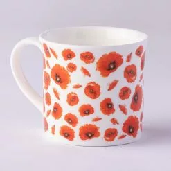 Ashdene Red Poppies Wide Flare Mug 260ml 9 Ashdene Red Poppies Wide Flare Mug 260ml -Kitchen Appliances Sales Store LAD 520993 5