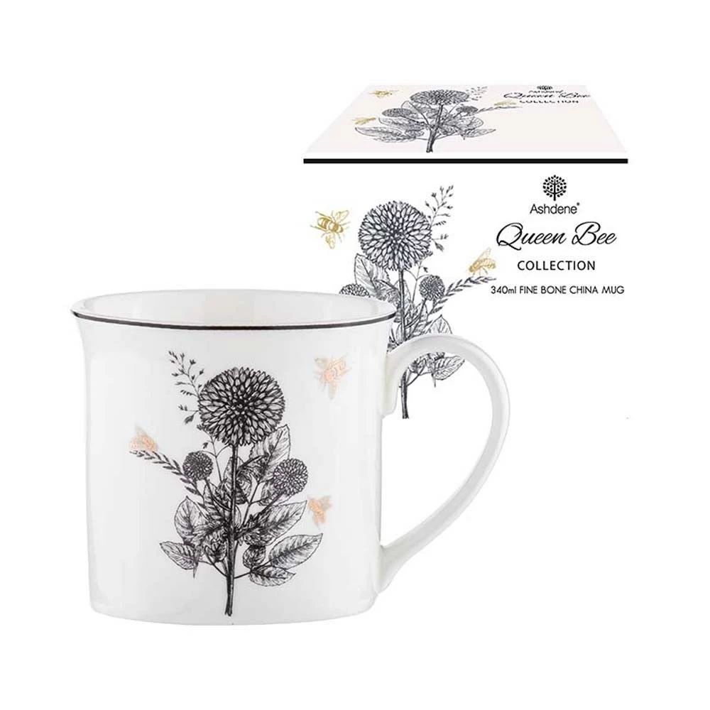 Ashdene Queen Bee Wide Flare Mug 260ml 5 Ashdene Queen Bee Wide Flare Mug 260ml - Image 5