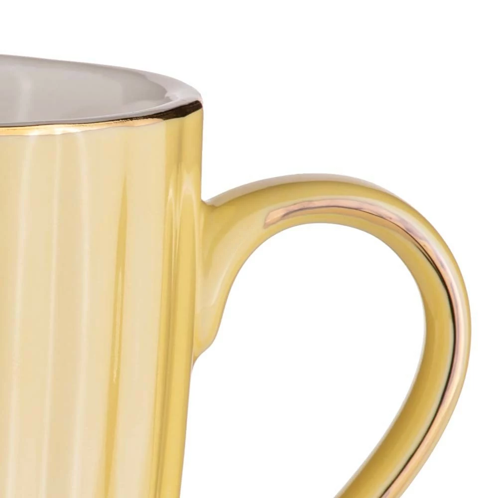 Ashdene Parisienne Pearl Mug 350ml Buttermilk 2 Ashdene Parisienne Pearl Mug 350ml Buttermilk - Image 2