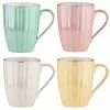 Ashdene Parisienne Pearl 4 Piece Mug Set 350ml Assorted