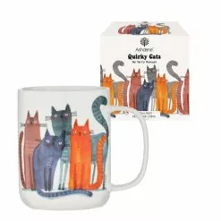 Ashdene Quirky Cats Four Friends Mug 400ml -Kitchen Appliances Sales Store LAD 521404 3