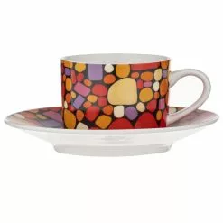 Ashdene Puli Puli Cup & Saucer 250ml Graphite