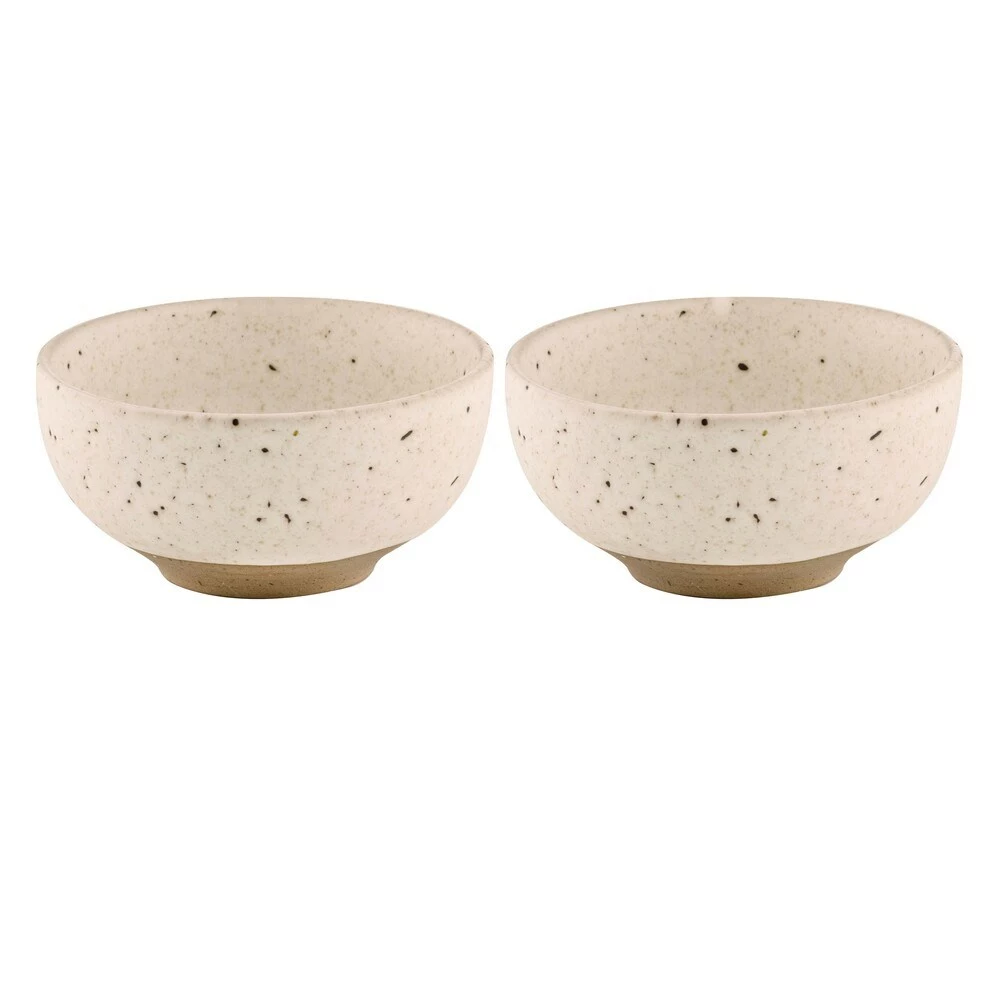 Ladelle Terra Set Of 2 Nibble Bowls Ecru 1 Ladelle Terra Set Of 2 Nibble Bowls Ecru